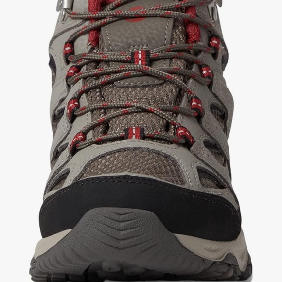 Merrell Moab 3 Mid Waterproof Hiking Shoes – Boulder/Red – Youth 6.5 – NW - Picture 7 of 8